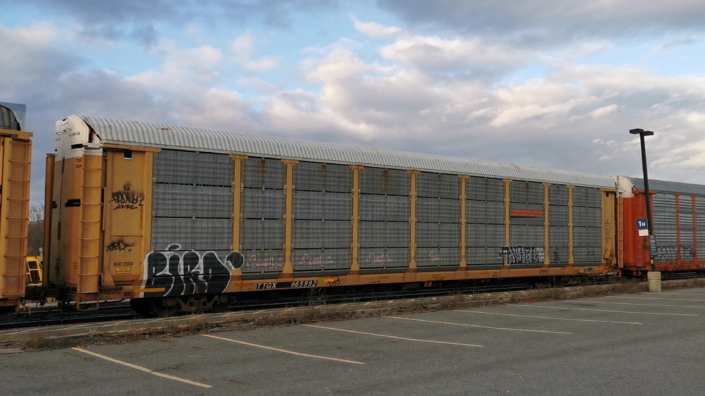 BNSF 22036 (Body) TTGX 965992 (Flat)